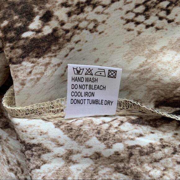 NWT Lumie Snake-Print Open-Front Jacket S - Picture 8 of 8